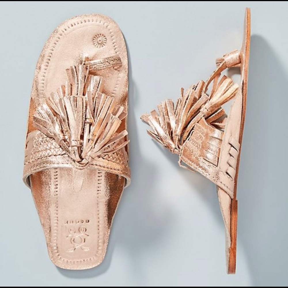 NWT Figue x Anthropologie Rose Gold Scaramouche